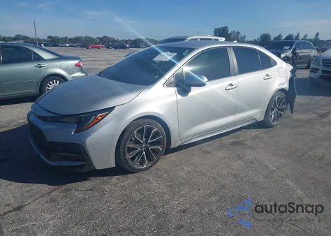 2020 Toyota Corolla Se z USA, uszkodzony, nr VIN 5YFS4RCE4LP035952